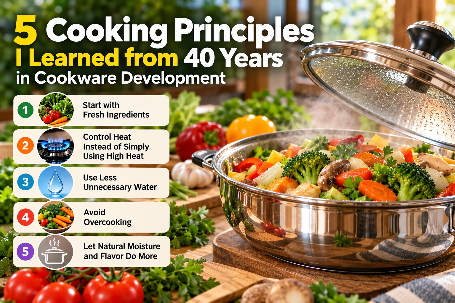 5 Cooking Principles I Learned from 40 Years in Cookware Development